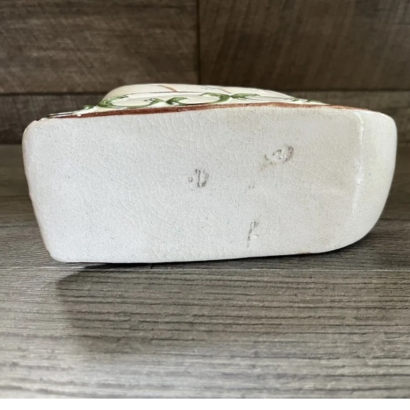 Vintage Christmas MCM Retro Deer Sleigh Art Pottery Rio Hondo Ceramic Reindeer - Picture 12 of 12